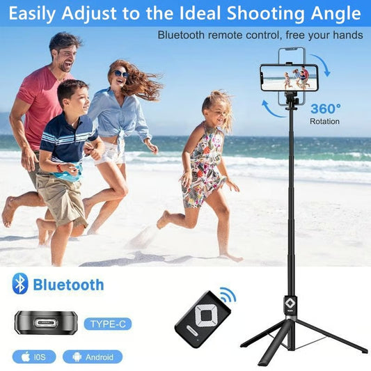 Multi-purpose Upgraded Phone Extendable Selfie Stick & Tripod