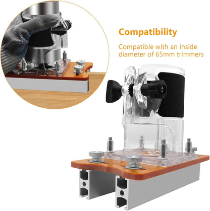 2 in 1 Compact Wood Palm Router Base Router