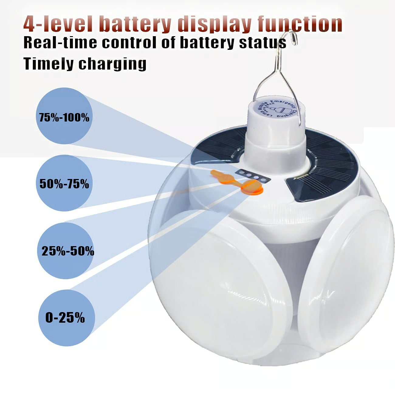 Folding Solar Camping Lights